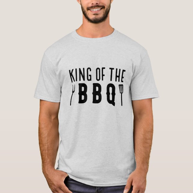 King Of The BBQ T-Shirt (Front)