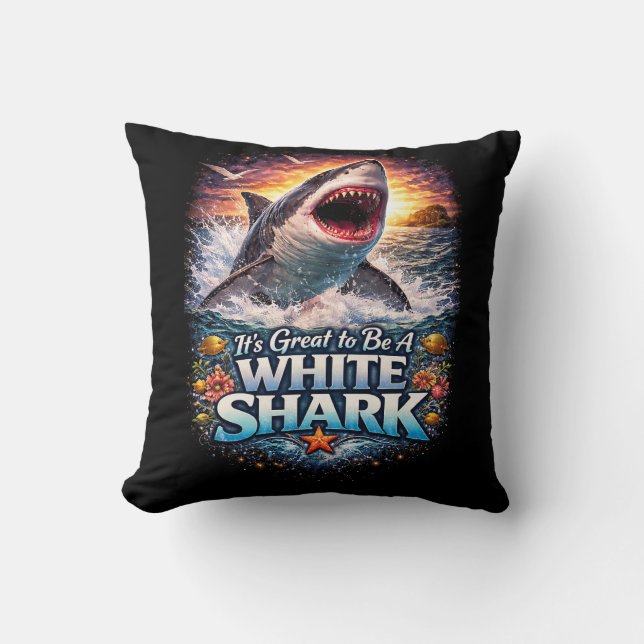 King of the Blue Deep Cushion (Front)