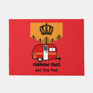  King of the Camper - Funny Camping RV    Doormat