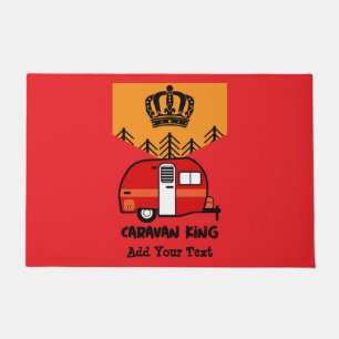  King of the Camper - Funny Camping RV    Doormat