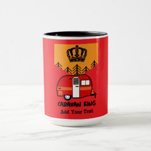 King of the Camper - Funny Camping RV Mug