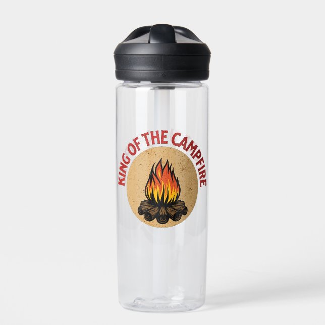 King Of The Campfire  Water Bottle (Front)