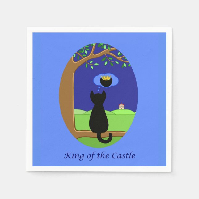 King of the Castle Napkin (Front)