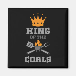 King Of The Coals Grilling Grill Barbecue Meat Bbq Magnet