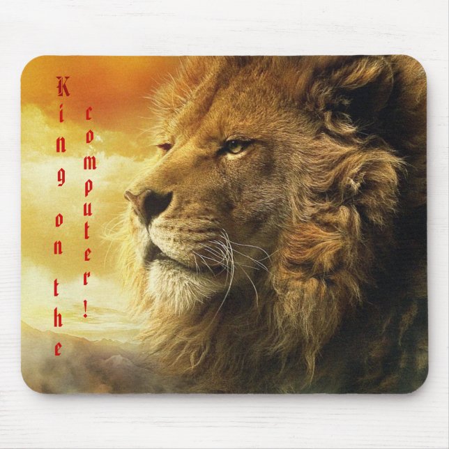 King of the computer! mouse pad (Front)