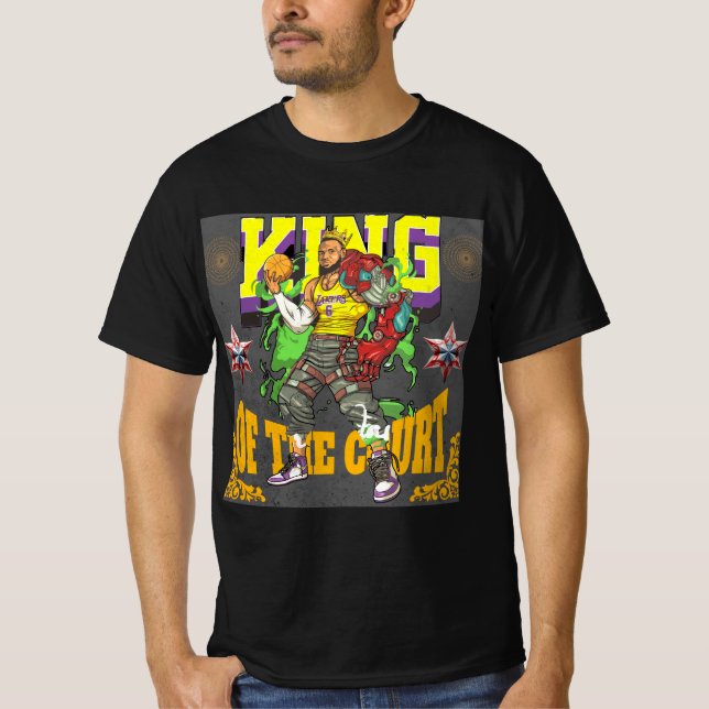 King Of the Court Graphics T-Shirt (Front)