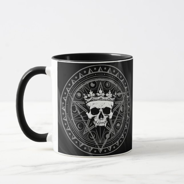 King of the Dead: Dark Royal Vampire Sigil Mug (Left)