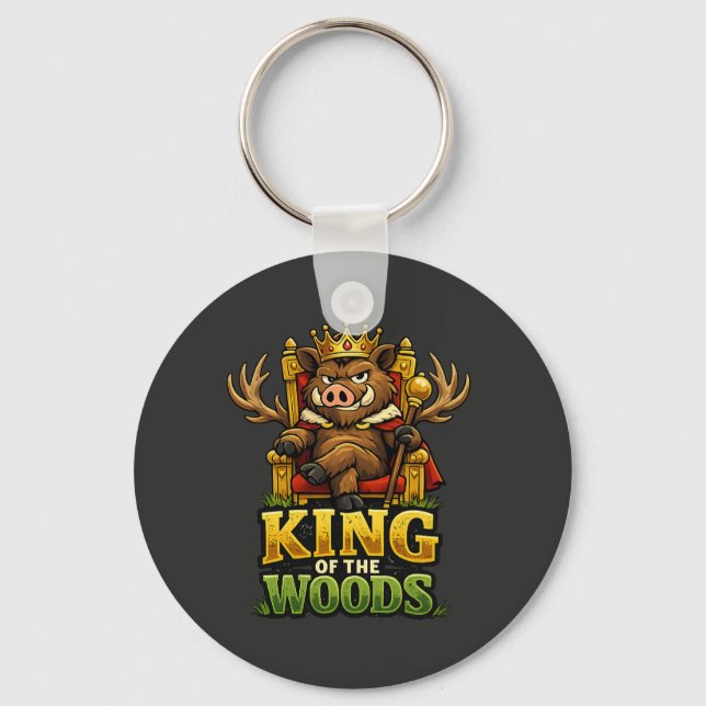 King of the Forest Key Ring (Front)