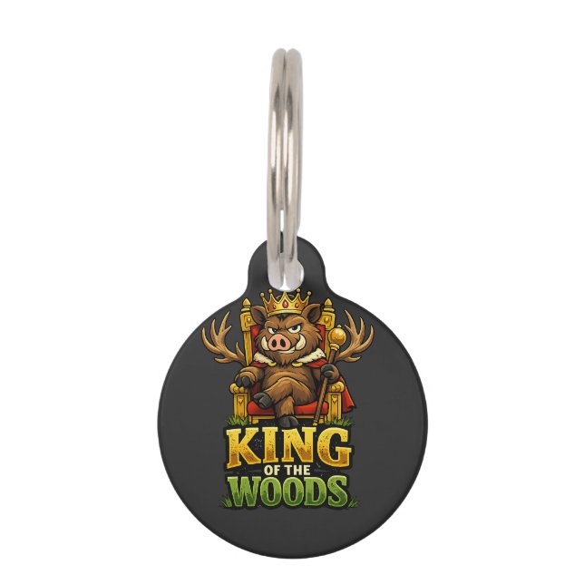 King of the Forest Pet Tag (Front)