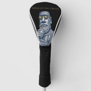 KING OF THE GREEN Vintage Art Golf Head Cover