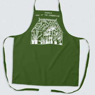 King of the Greenhouse Personalised Gardening Apron
