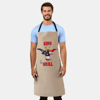 King Of The Gril, Longhorn Steer Apron