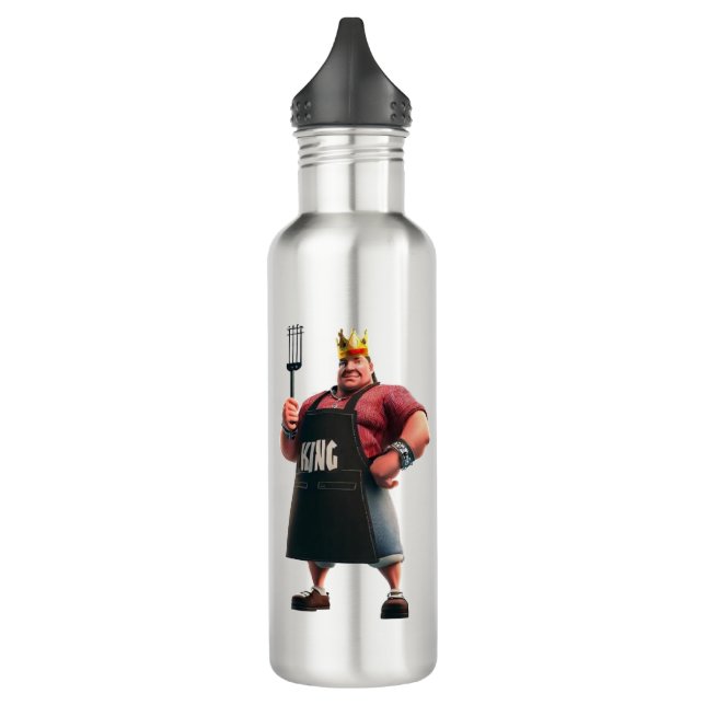 King of the Grill  710 Ml Water Bottle (Left)