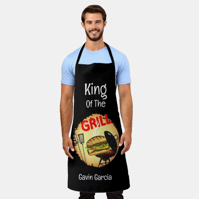King of the Grill Apron (Worn)