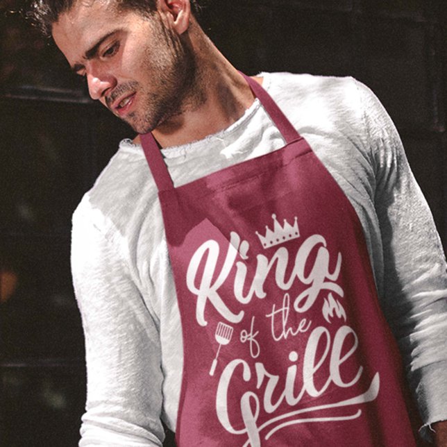 King Of The Grill Apron (Creator Uploaded)