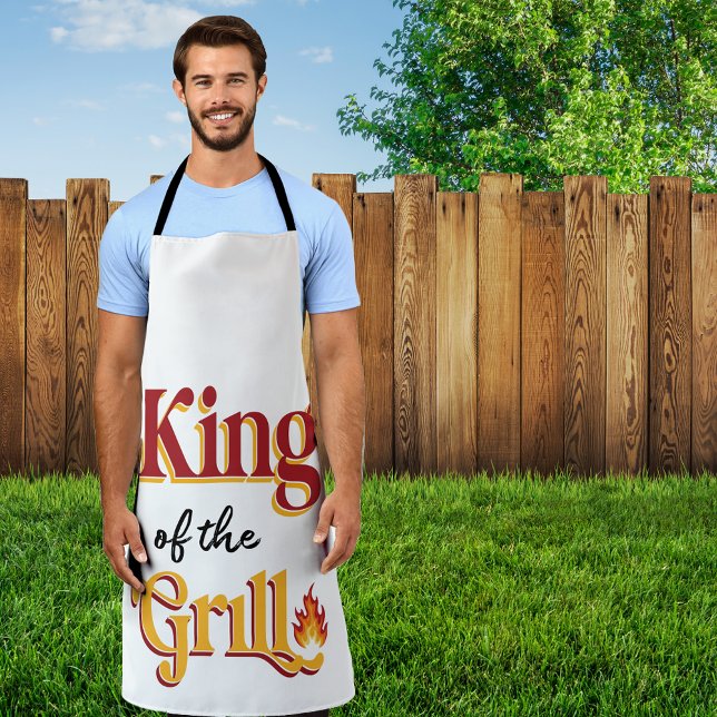 King of the Grill Barbecue Apron (Best Barbecue Apron For Men. King of the Grill)