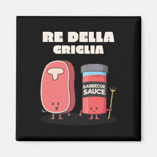 King Of The Grill Bbq Barbecue Grill Magnet