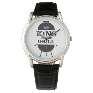King Of The Grill, Black Blue Crown Watch