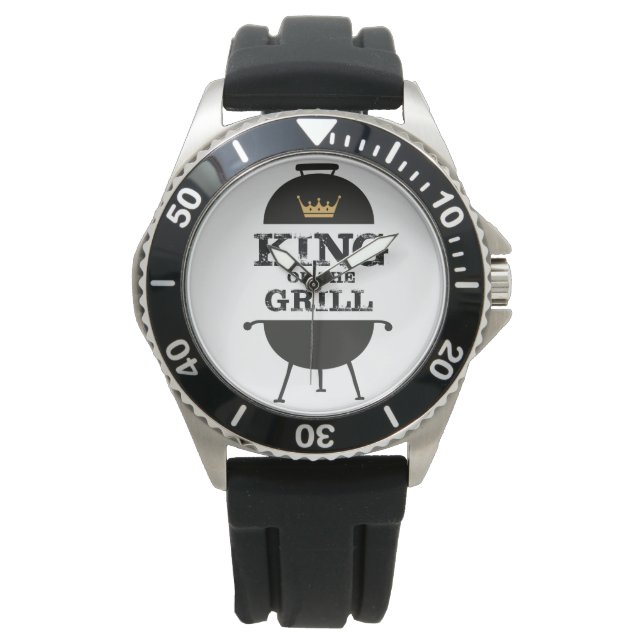 King Of The Grill, Black Gold Crown Watch (Front)