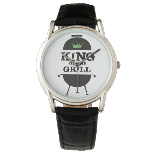 King Of The Grill, Black Green Crown Watch (Front)