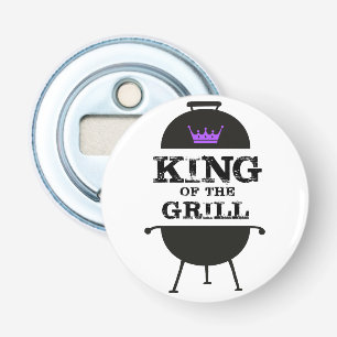 King Of The Grill, Black Purple Crown Bottle Opener