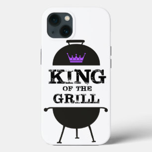 King Of The Grill, Black Purple Crown iPhone 13 Case