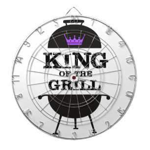 King Of The Grill, Black Purple Crown Dartboard