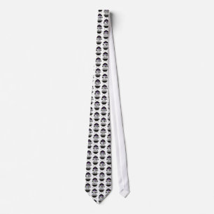 King Of The Grill, Black Purple Crown Tie
