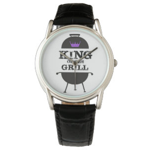 King Of The Grill, Black Purple Crown Watch