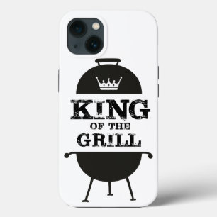 King Of The Grill, Black White iPhone 13 Case