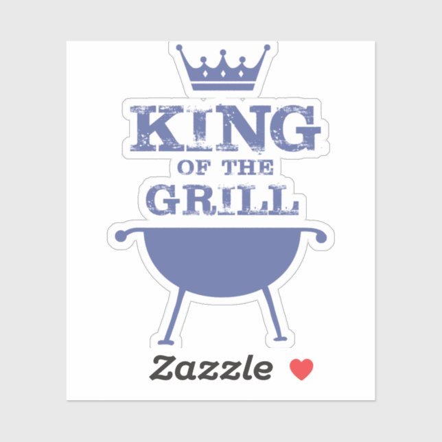 King Of The Grill, Blue (Sheet)