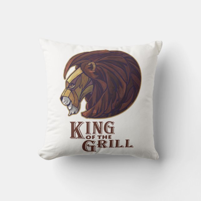 King of the Grill Cushion (Front)