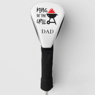 King Of The Grill Dad Personalised Father's Day Golf Head Cover