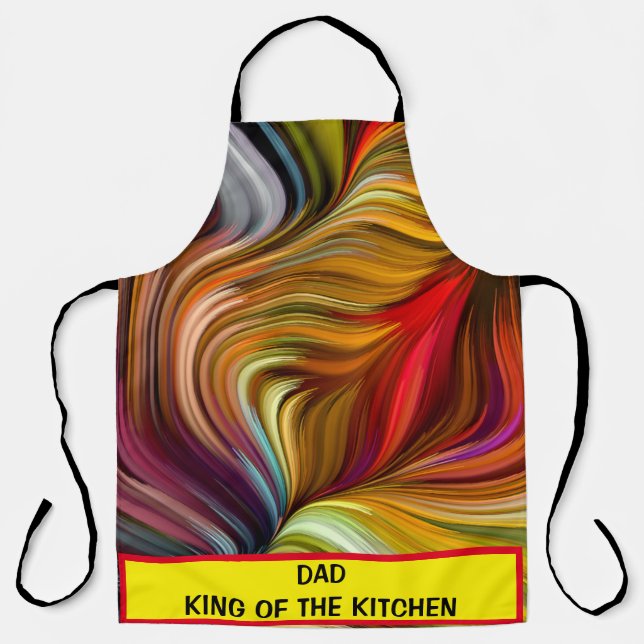 King of the Grill Father's Day Apron - Personalize (Front)