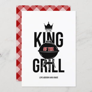 King Of The Grill Father's Day Birthday Card