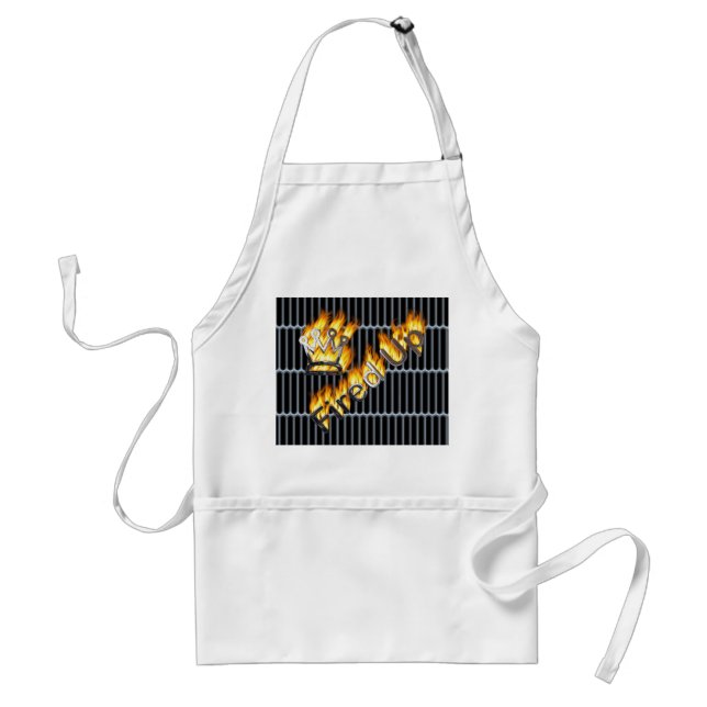 King of the Grill - Fired Up Standard Apron (Front)