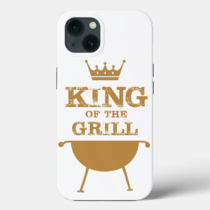 King Of The Grill, Gold iPhone 13 Case