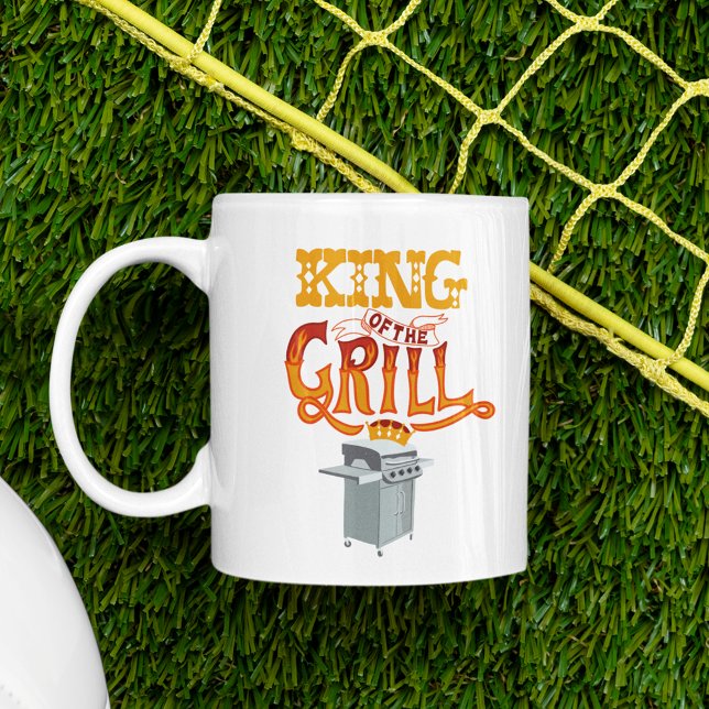 King of the Grill Graphic Coffee Mug (Creator Uploaded)