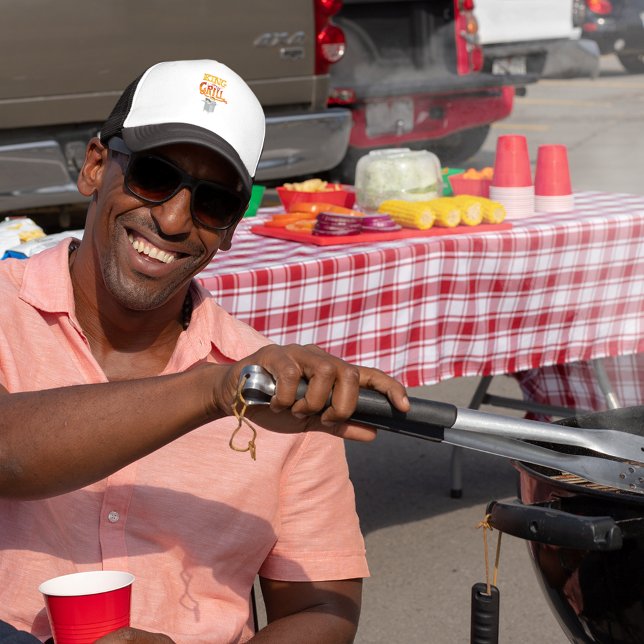 King of the Grill Graphic Trucker Hat (Creator Uploaded)