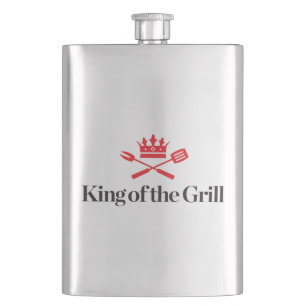 King of the Grill Hip Flask