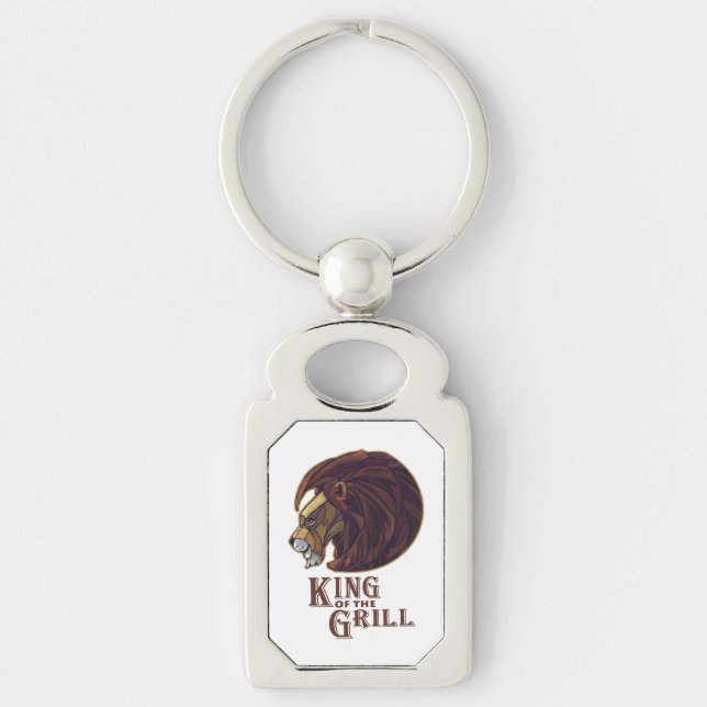 King of the Grill Key Ring (Front)