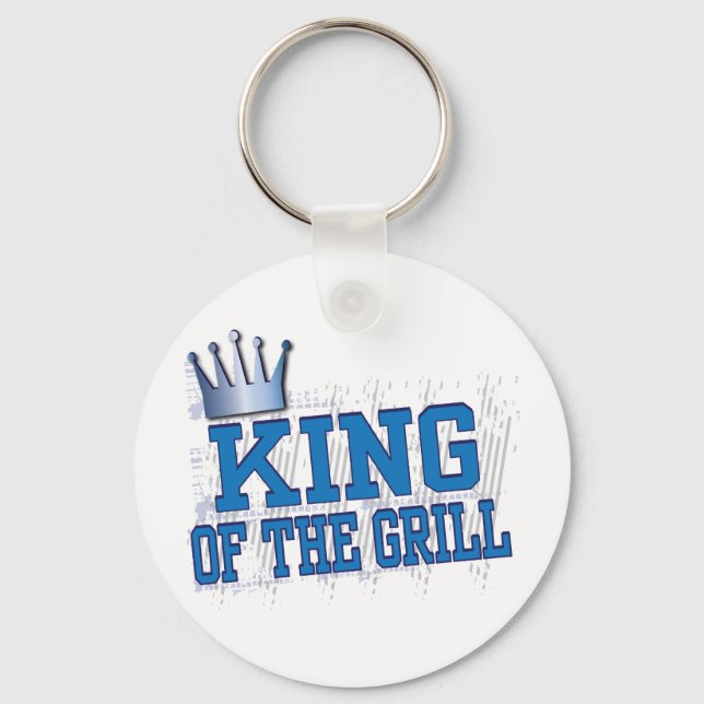 king of the grill key ring (Front)