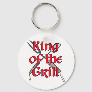 King of the Grill Key Ring