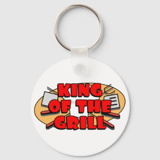 King Of The Grill Key Ring