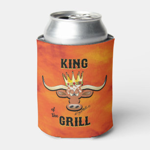 King Of The Grill - Longhorn Steer Can Cooler