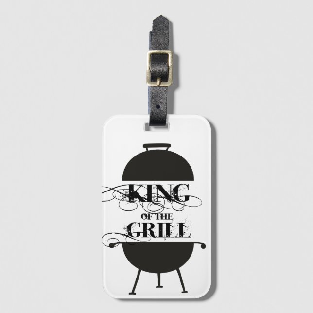 King Of The Grill Luggage Tag (Front Vertical)