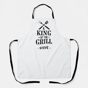 King of The Grill Personalised BBQ Apron