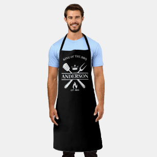  King of the Grill  Personalised BBQ Apron