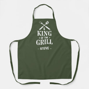 King of The Grill Personalised BBQ Apron