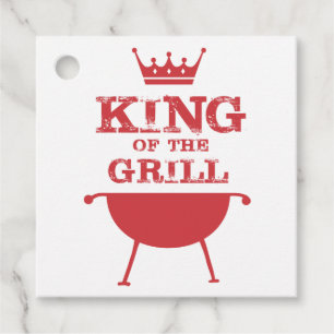 King Of The Grill, Red Favour Tags